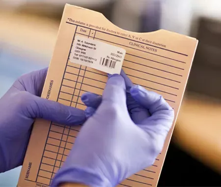 Medical Record Label - Desktop C